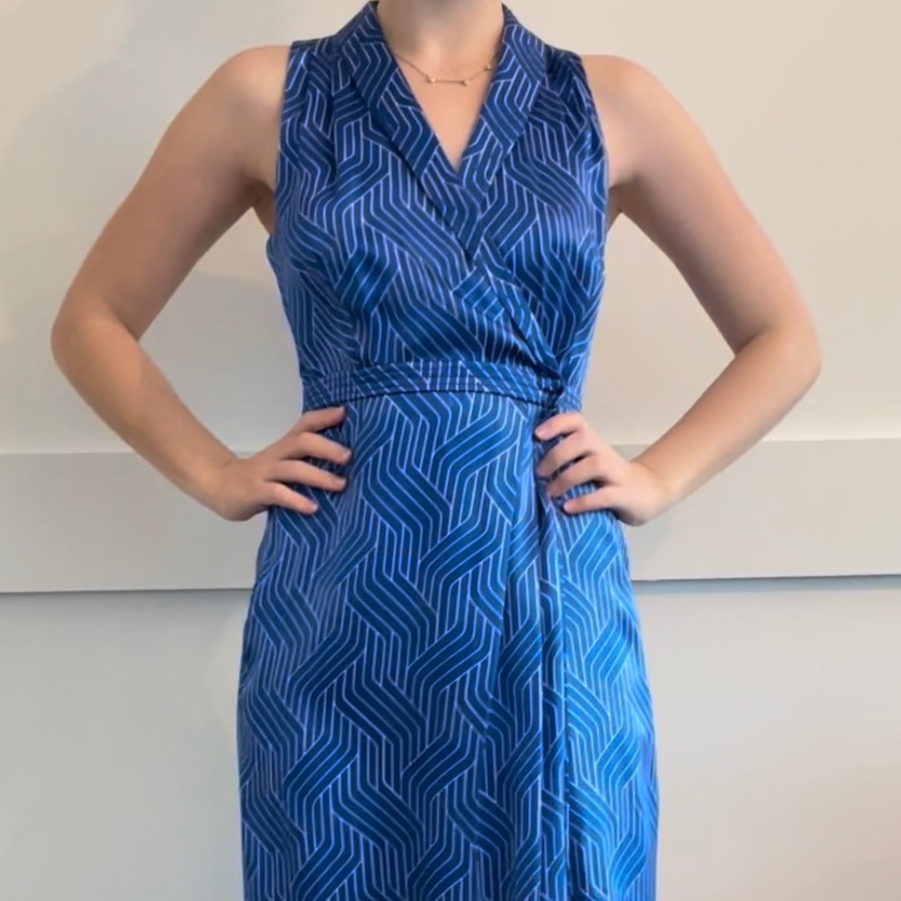 Equipment Silk Wrap Dress